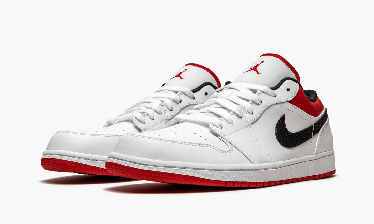 Air Jordan 1 Low White / Gym Red Sneakers