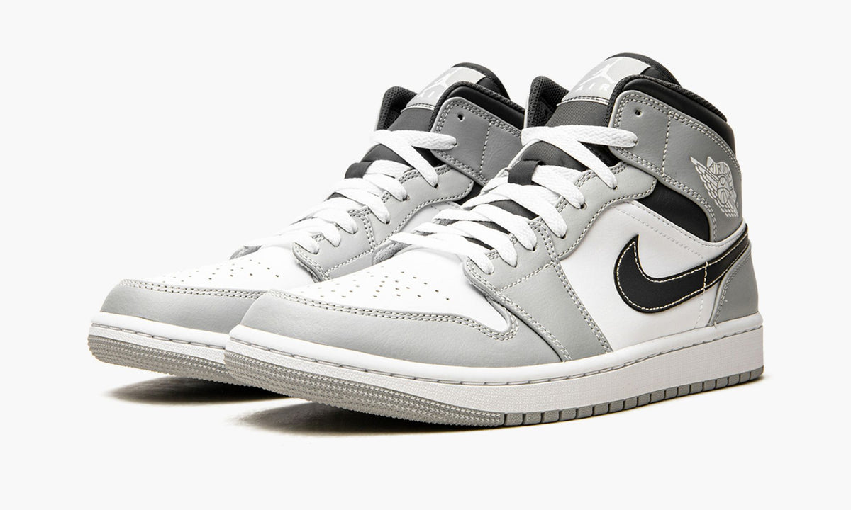 Air Jordan 1 Mid "Light Smoke Grey 2.0" Sneakers