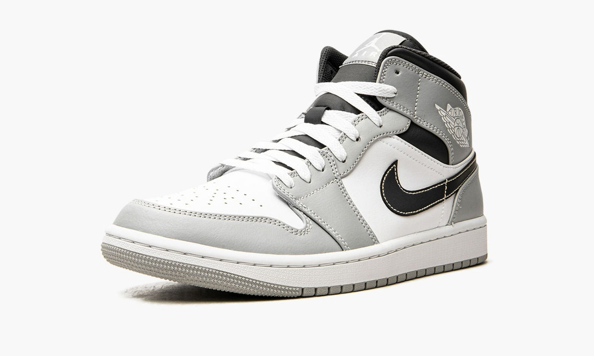 Air Jordan 1 Mid "Light Smoke Grey 2.0" Sneakers