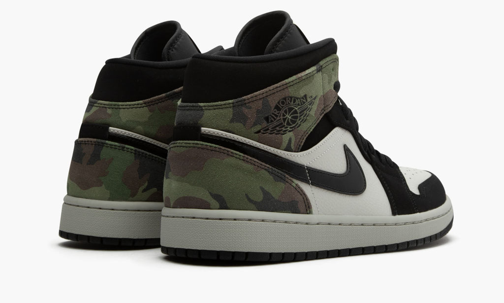 Air Jordan 1 Mid Camo Sneakers