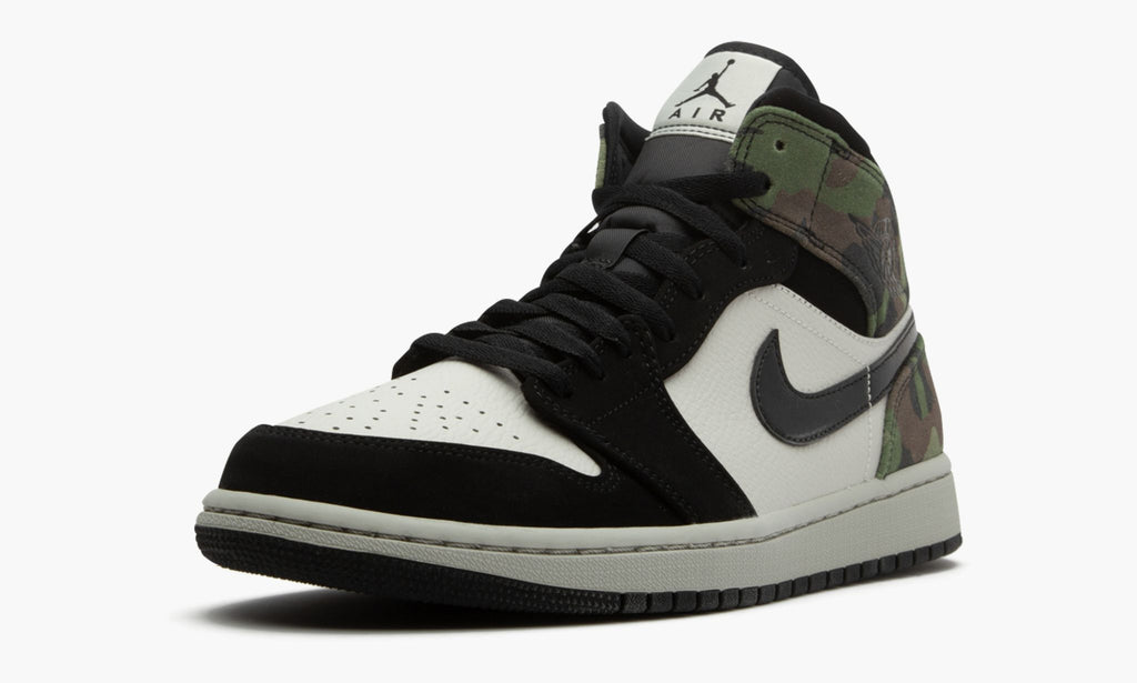 Air Jordan 1 Mid Camo Sneakers