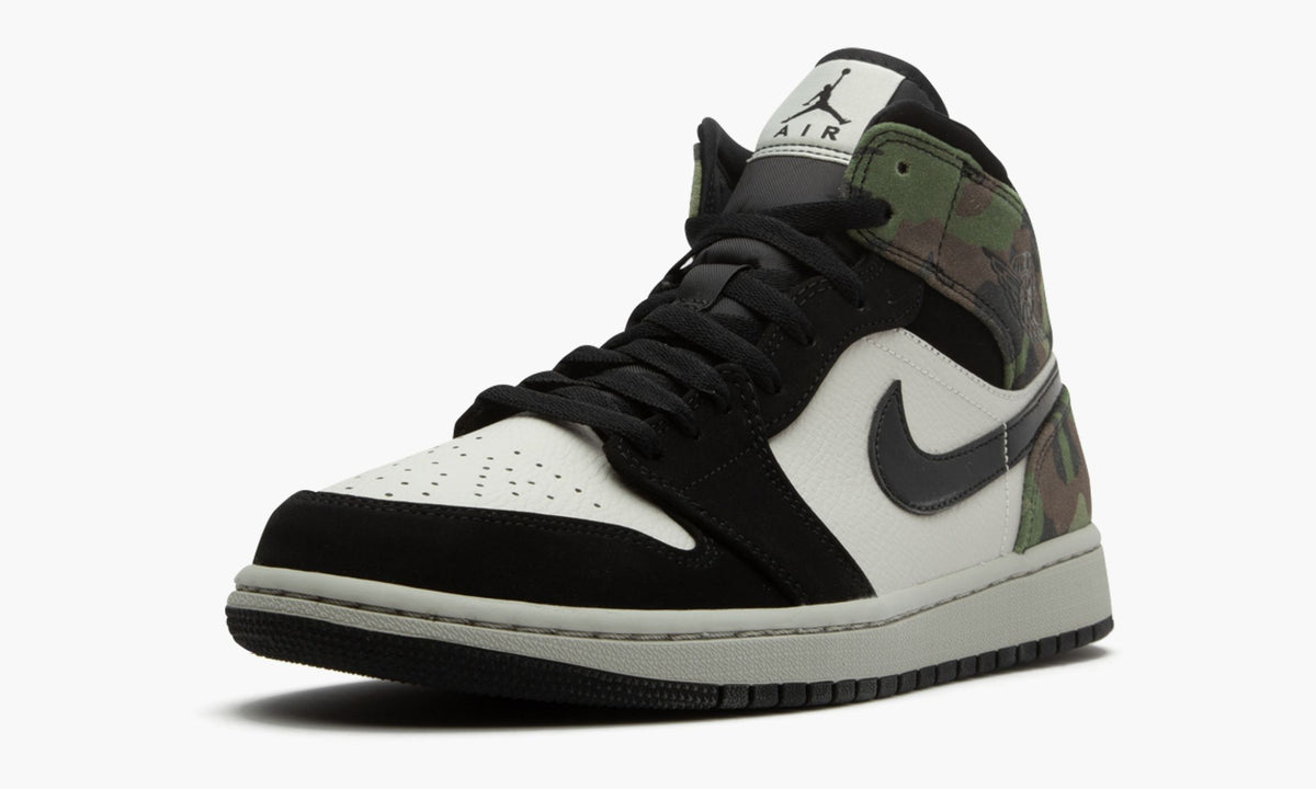 Air Jordan 1 Mid Camo Sneakers