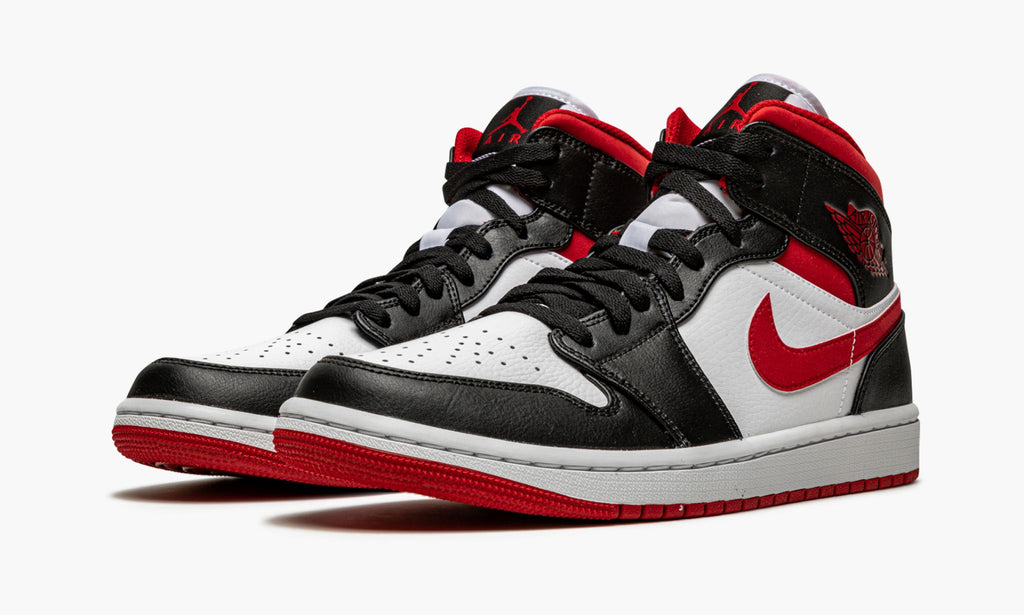 Air Jordan 1 Mid Metallic Red Sneakers