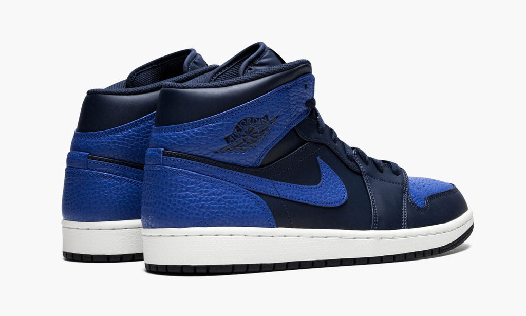 Air Jordan 1 Mid Obsidian Royal Sneakers