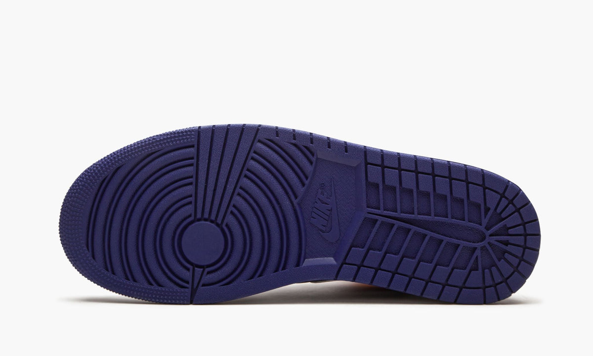 Air Jordan 1 Mid Royal Blue / Laser Orange Sneakers