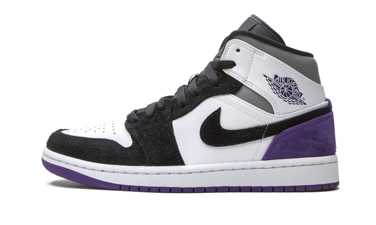 Air Jordan 1 Mid SE "Court Purple Suede" Sneakers