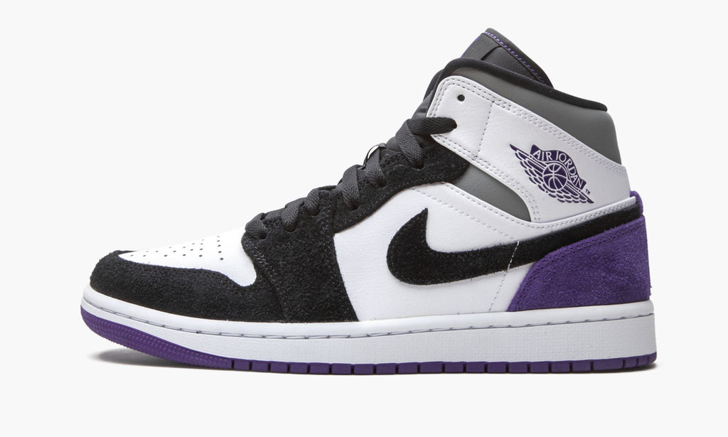 Air Jordan 1 Mid SE "Court Purple Suede" Sneakers