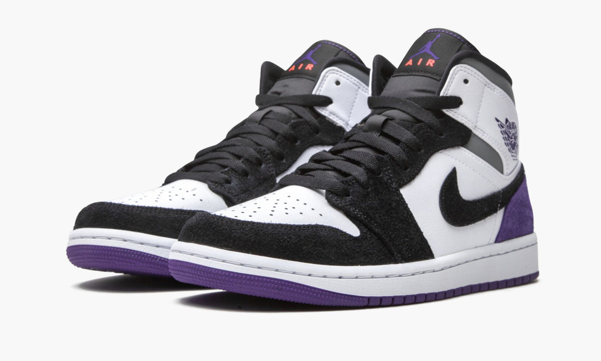 Air Jordan 1 Mid SE "Court Purple Suede" Sneakers