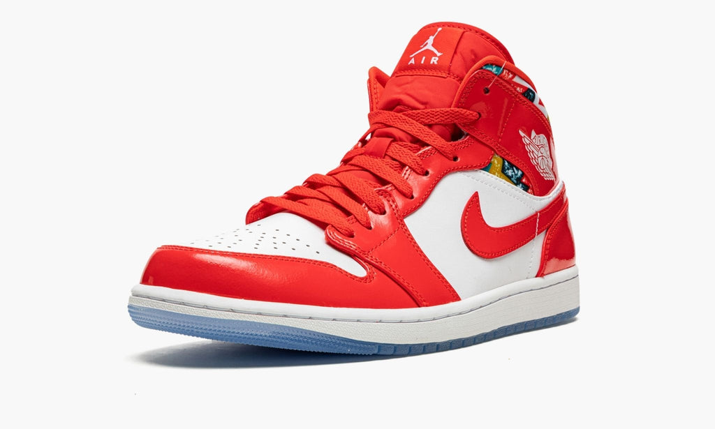 Air Jordan 1 MID SE Barcelona Sweater Sneakers