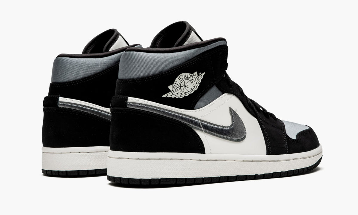 Air Jordan 1 Mid SE Satin Grey Sneakers
