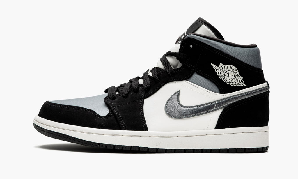 Air Jordan 1 Mid SE Satin Grey Sneakers