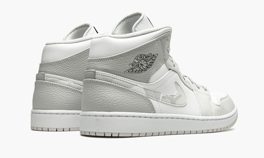 Air Jordan 1 Mid White Camo Sneakers