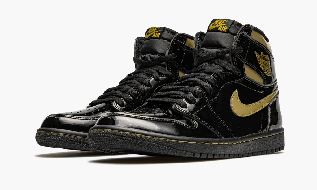 Air Jordan 1 Retro High OG "Black Metallic Gold" Sneakers