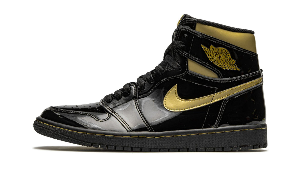 Air Jordan 1 Retro High OG "Black Metallic Gold" Sneakers