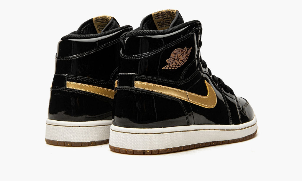 Air Jordan 1 Retro High OG "Black/Metallic Gold" Sneakers