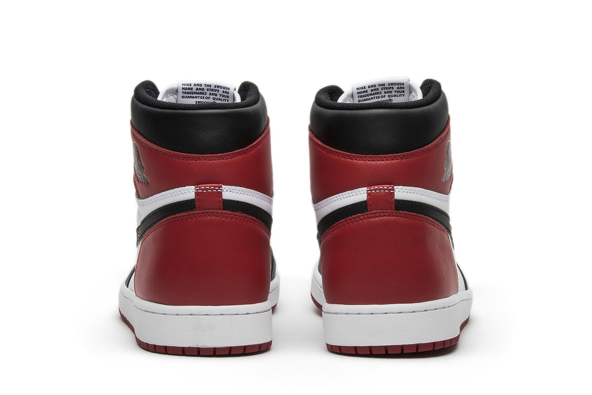 Air Jordan 1 Retro High OG Black Toe Sneakers