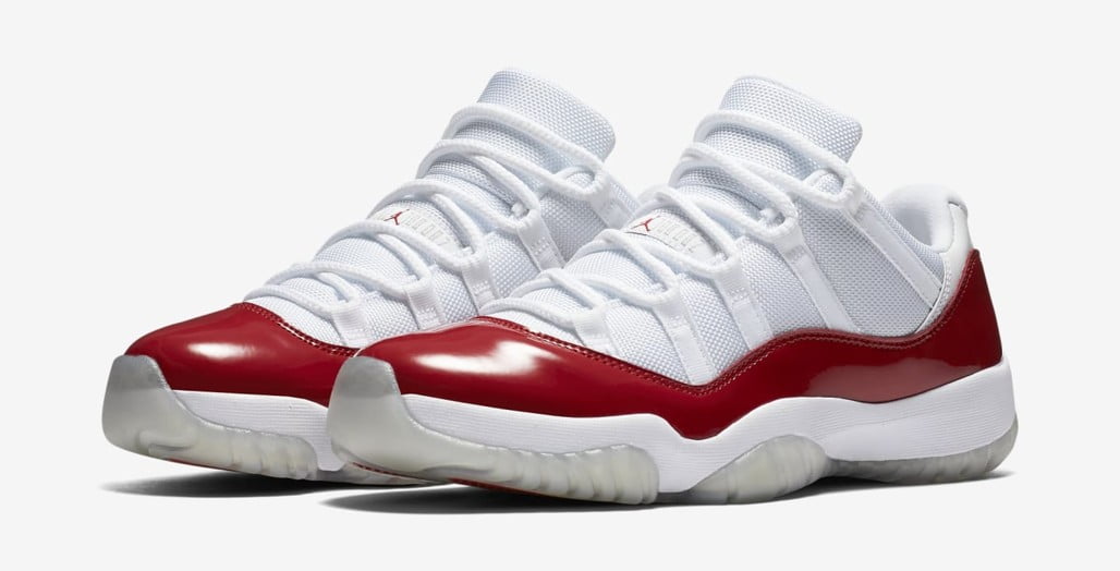 Air Jordan 11 Retro Low 2016 Cherry Sneakers