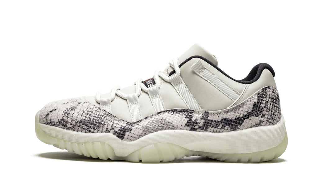 Air Jordan 11 Retro Low "Snakeskin Light Bone" Sneakers