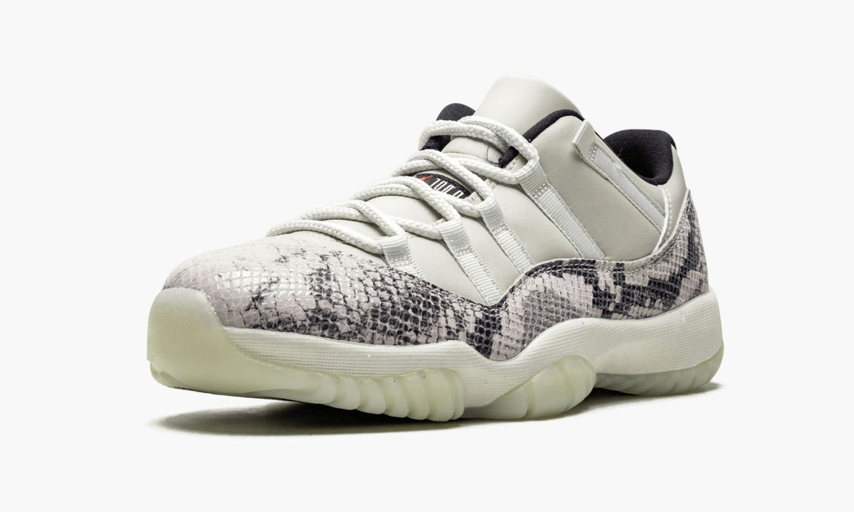 Air Jordan 11 Retro Low "Snakeskin Light Bone" Sneakers