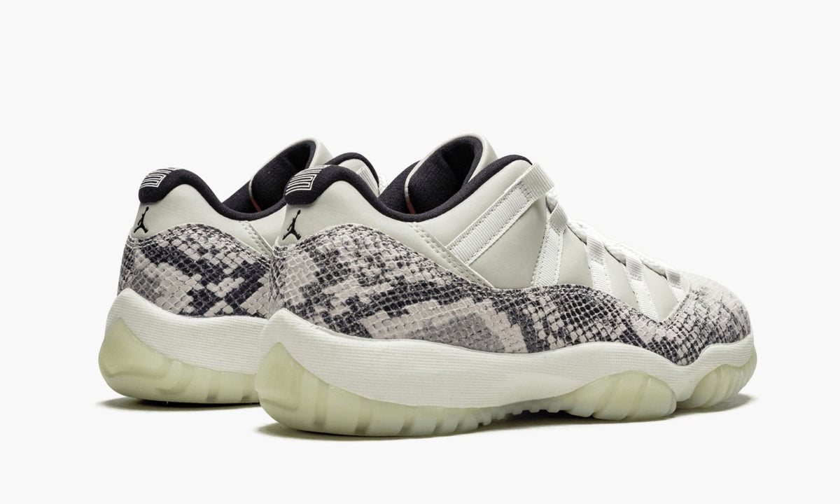 Air Jordan 11 Retro Low "Snakeskin Light Bone" Sneakers