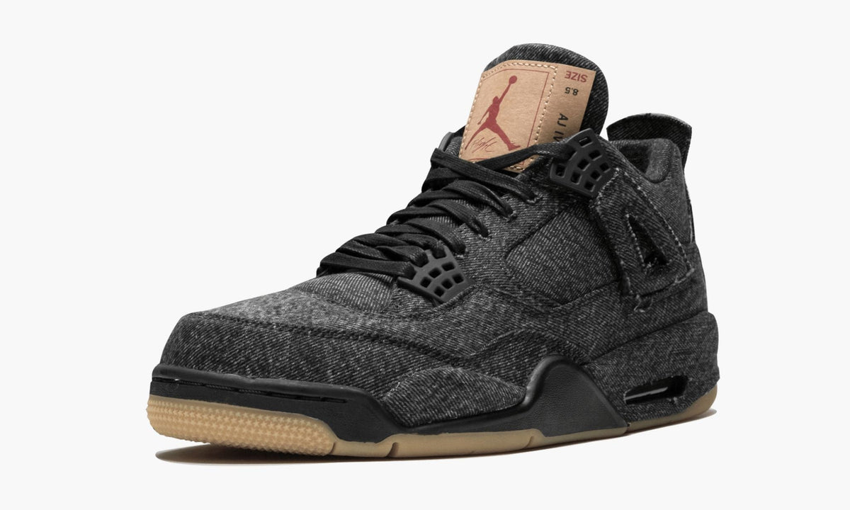 Air Jordan 4 Retro Levis NRG Black Levis Sneakers