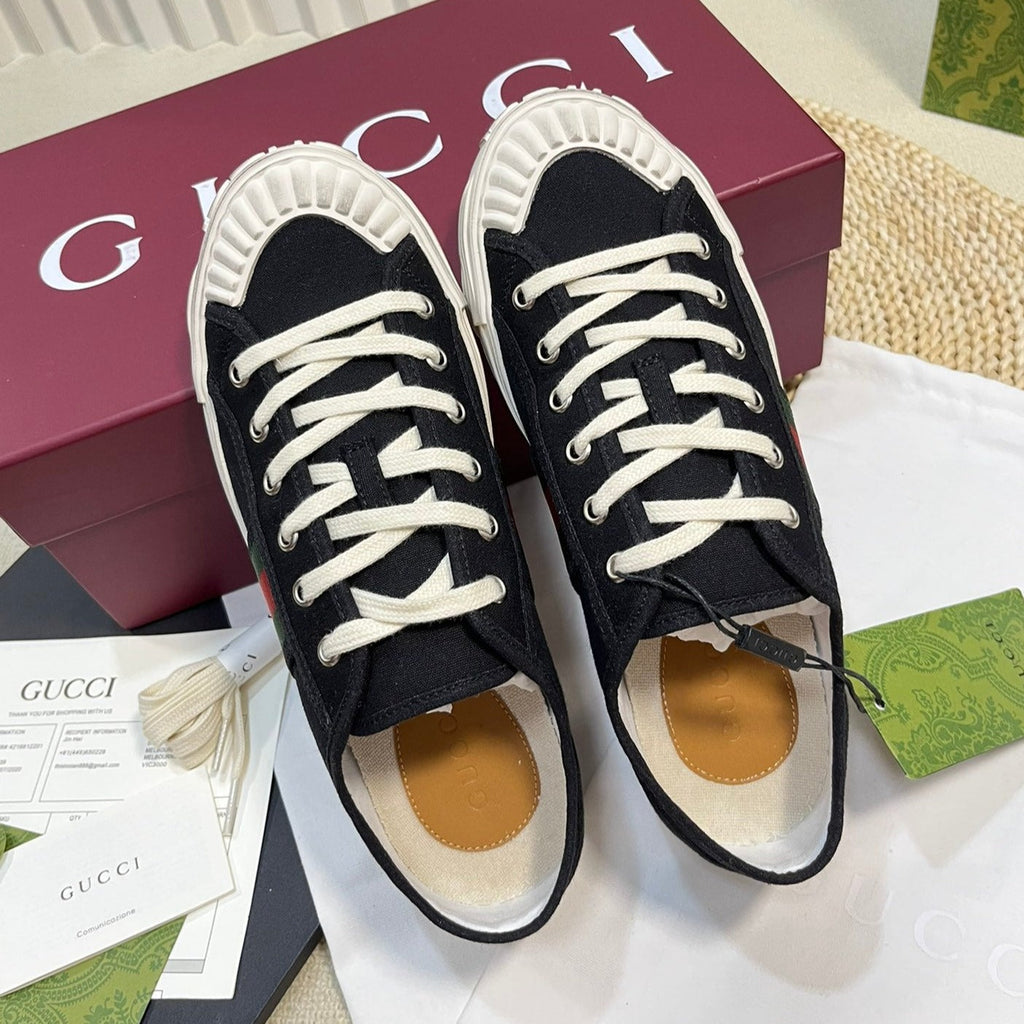 Gucci Sneaker Julio Canvas Sneakers Black