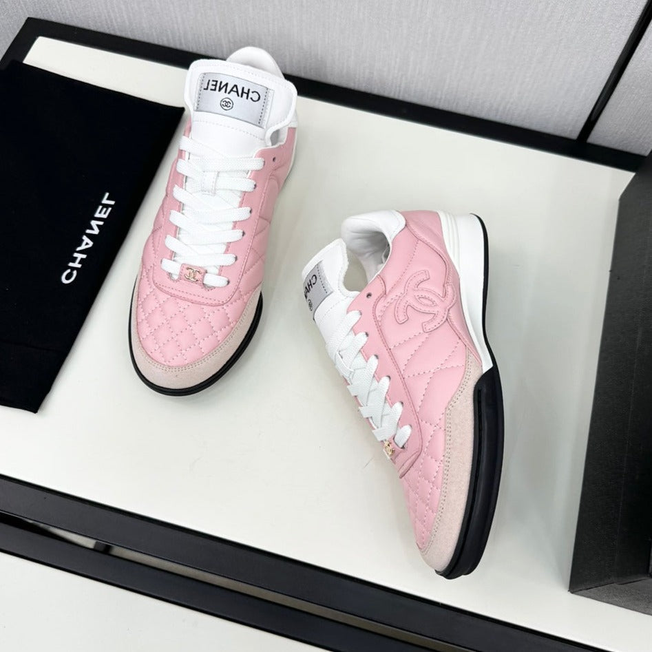 Chanel Sports Shoes in Light Pink Calfskin