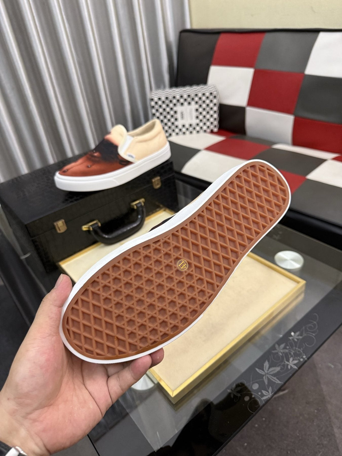 Vans Graphic Slip-On Sneakers — detail