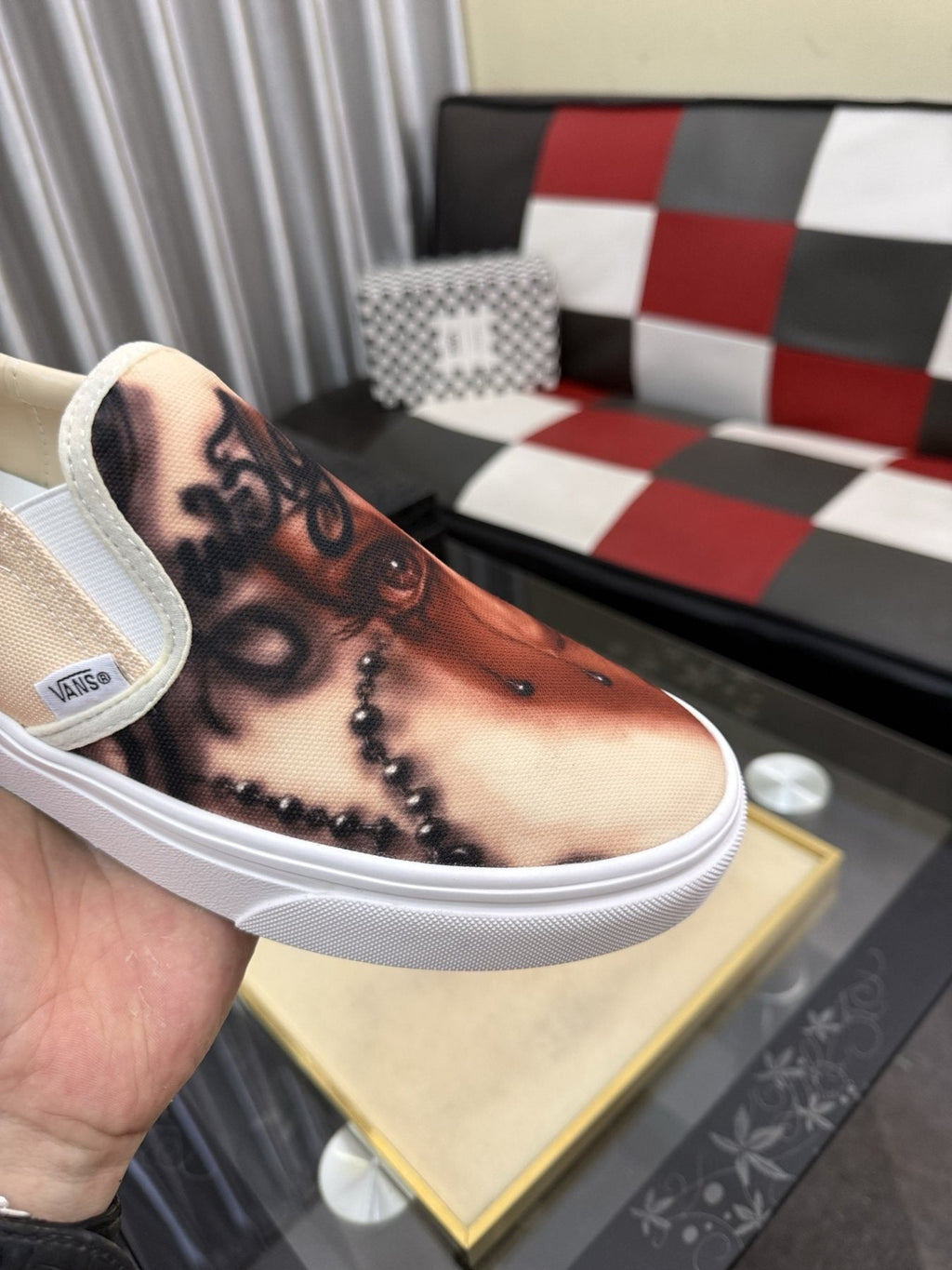 Vans Graphic Slip-On Sneakers — detail