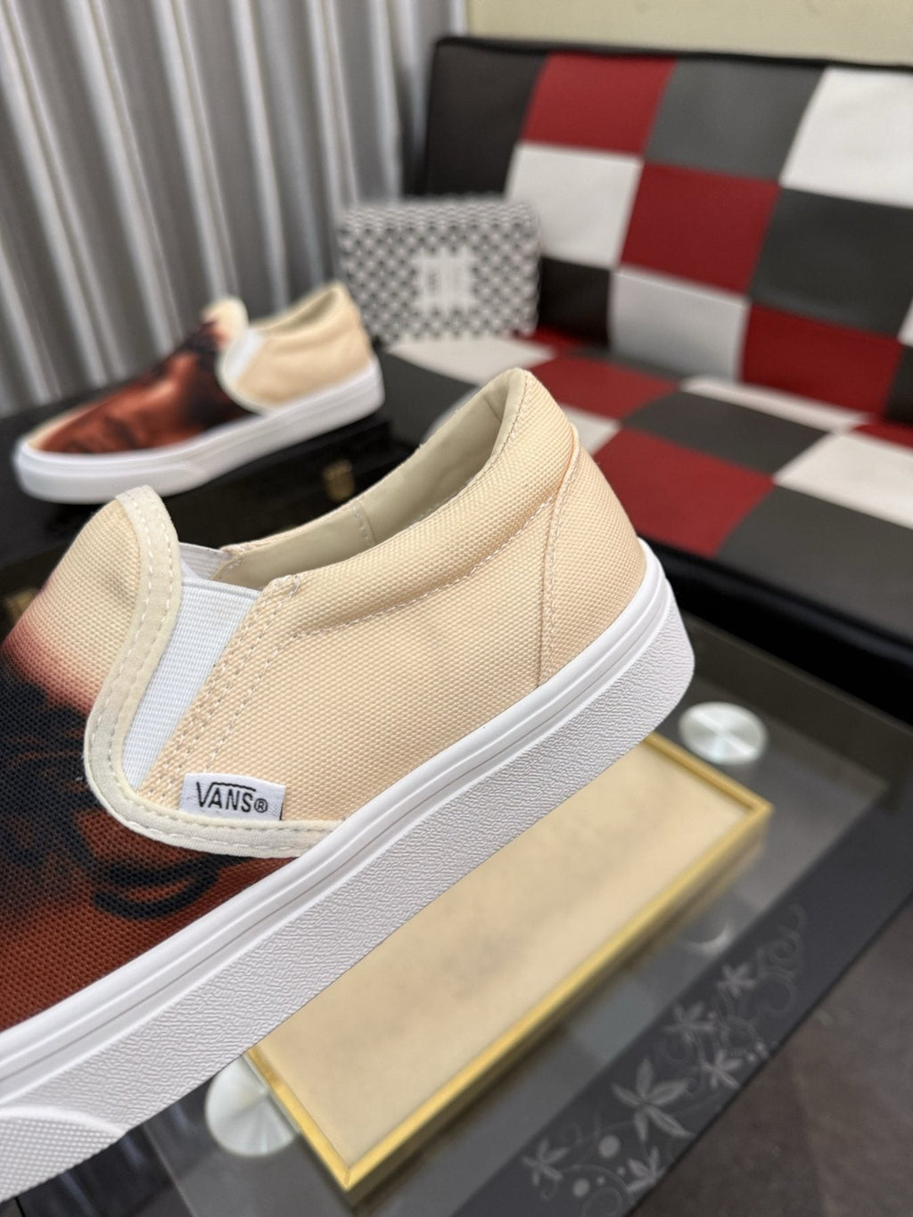 Vans Graphic Slip-On Sneakers — front