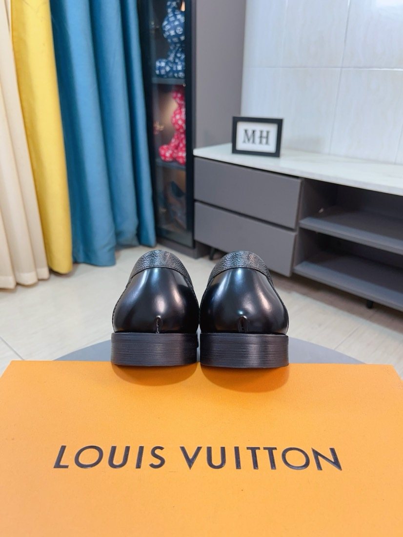 Louis Vuitton Checkerboard Buckle Loafers — back