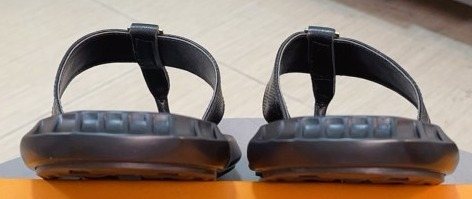 Louis Vuitton Black Thong Sandals — hero