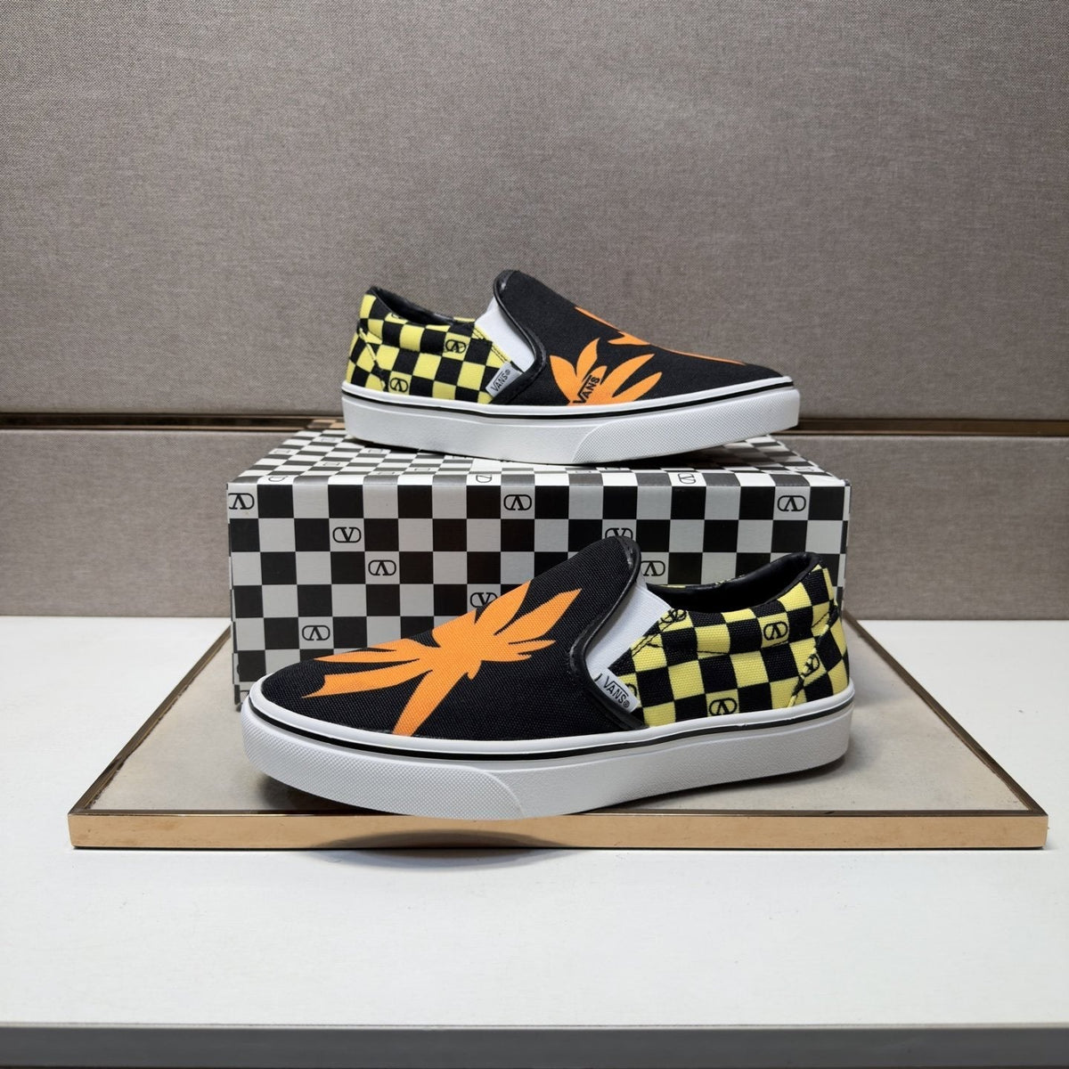 Vans Graphic Slip-On Sneakers — front