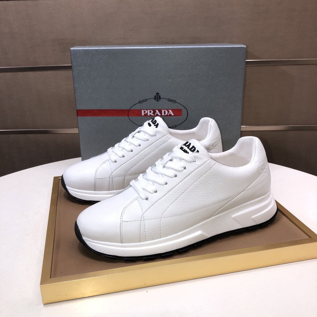 PRADA White Low-Top Sneakers — hero