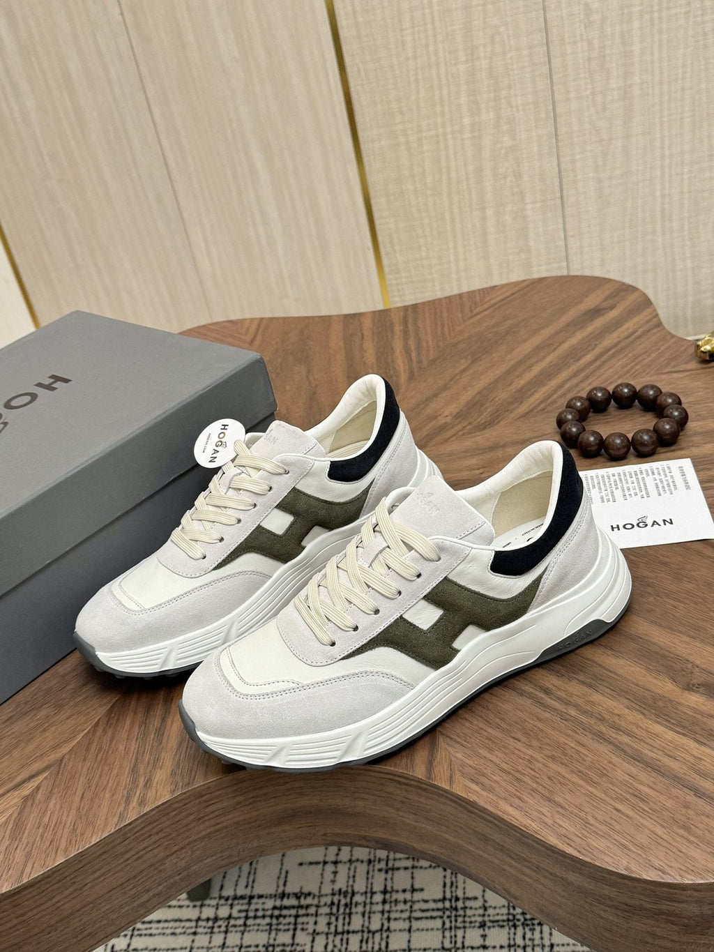 Hogan H-Stripes Platform Sneakers — front