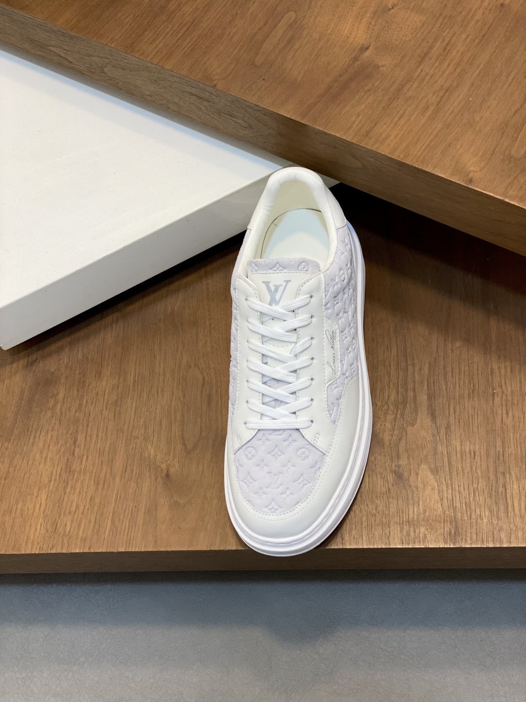 Louis Vuitton Monogram Low-Top Sneakers — front