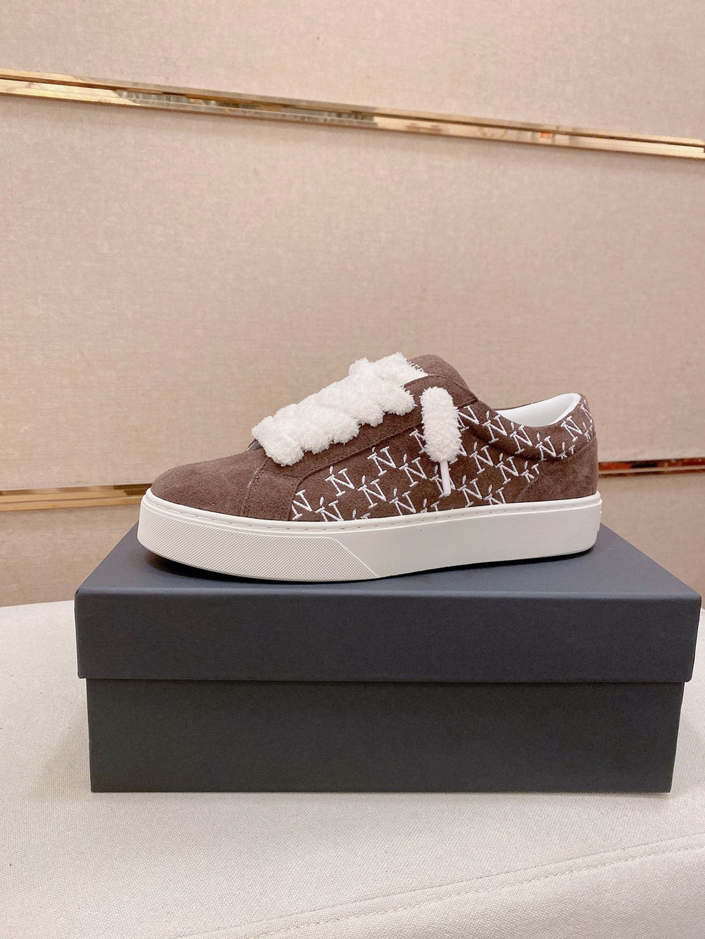 Numeris Suede Low-Top Sneakers — front