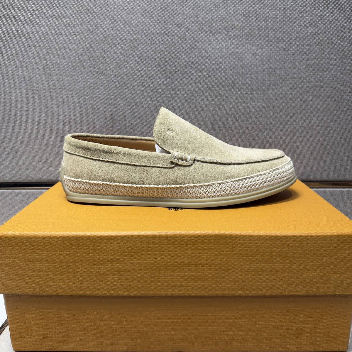 TOD'S Textured Slip-On Loafers — side