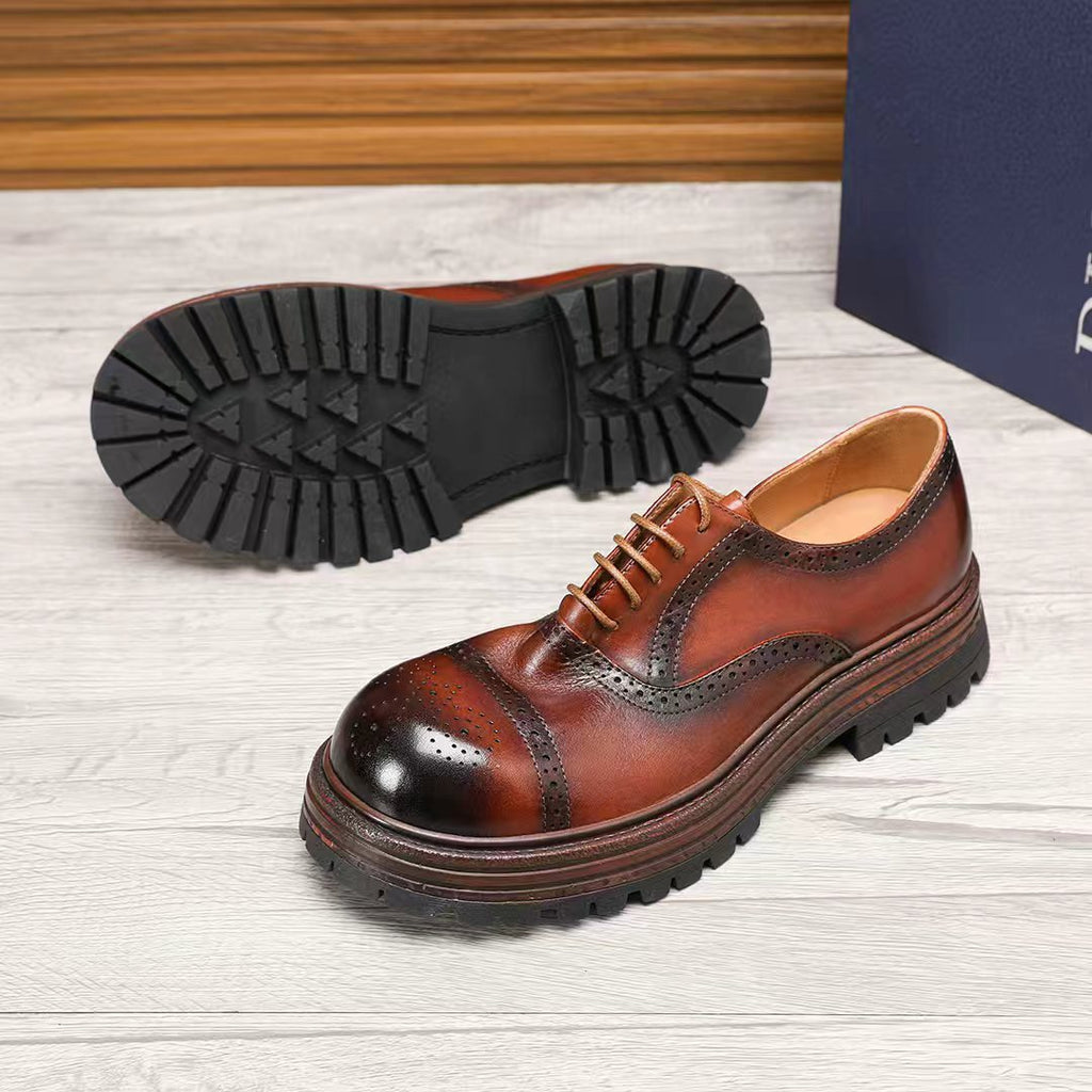 Dior Lace-Up Brogue Shoes — side
