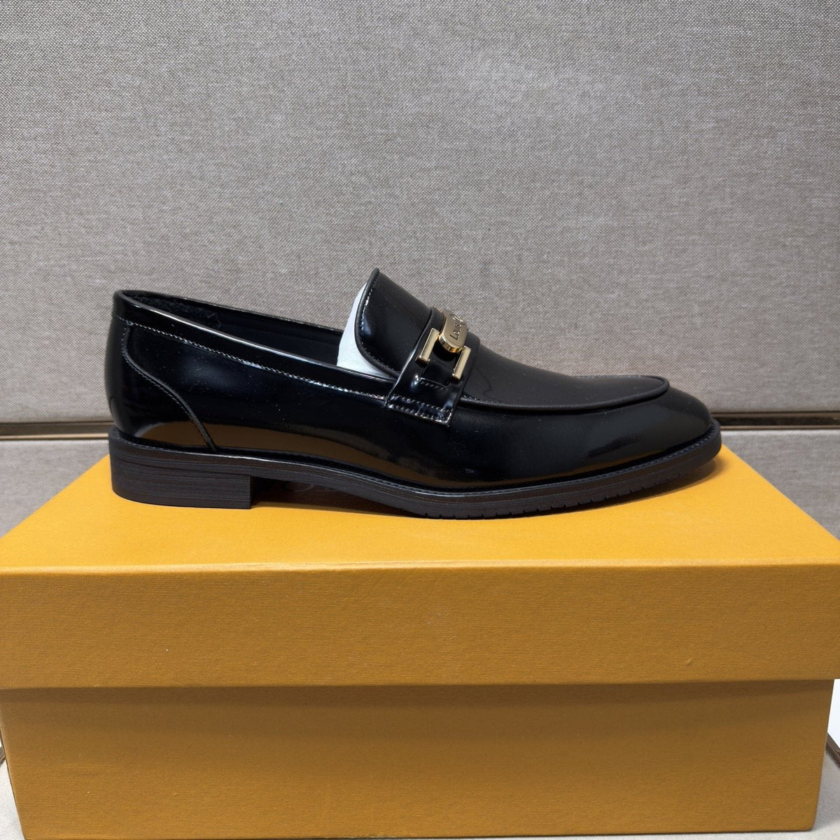 Louis Vuitton Polished Hardware Loafers — front