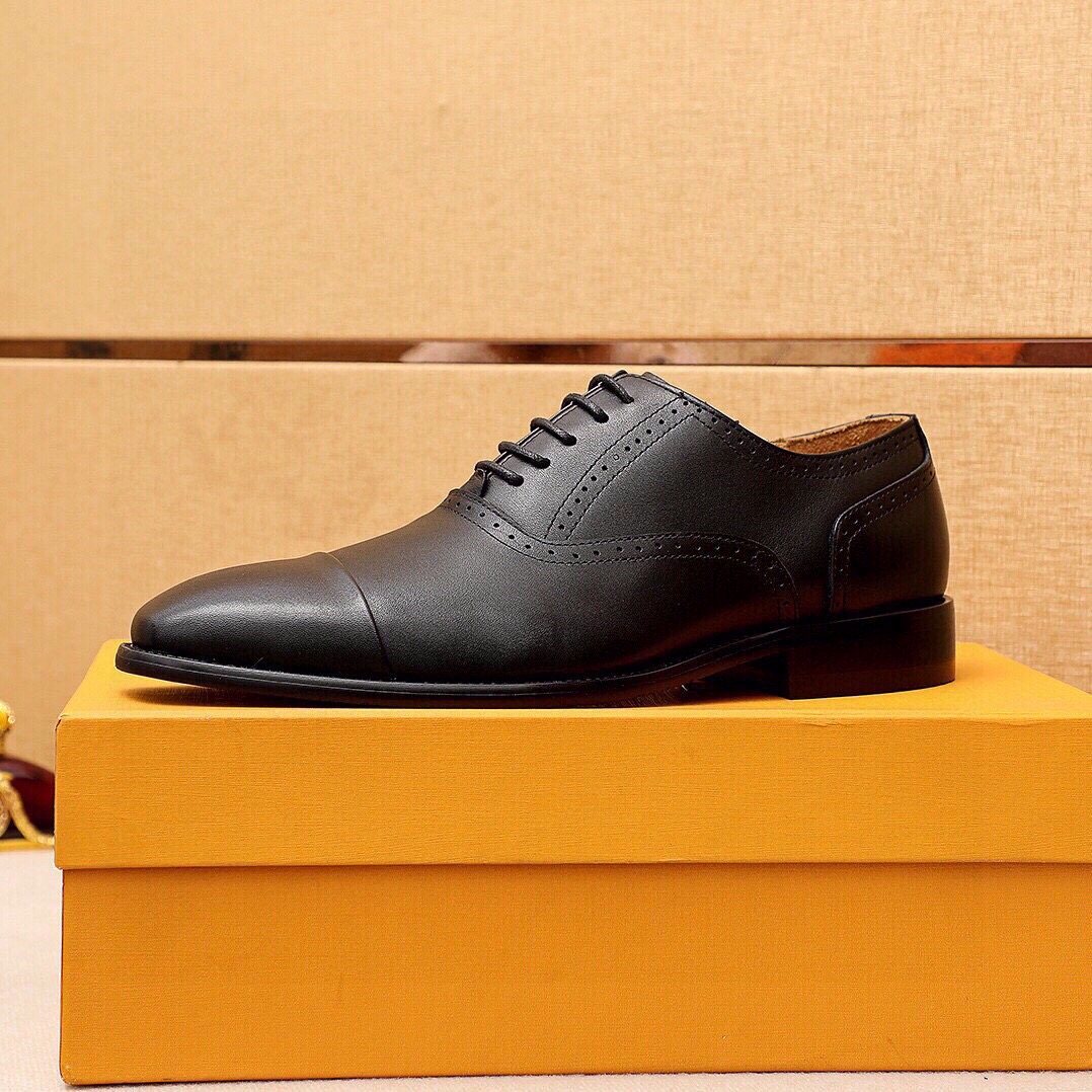 Louis Vuitton Cap-Toe Oxford Dress Shoes — side