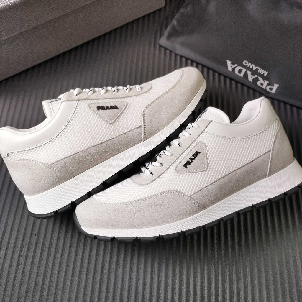 Prada Mesh Low-Top Sneakers — side