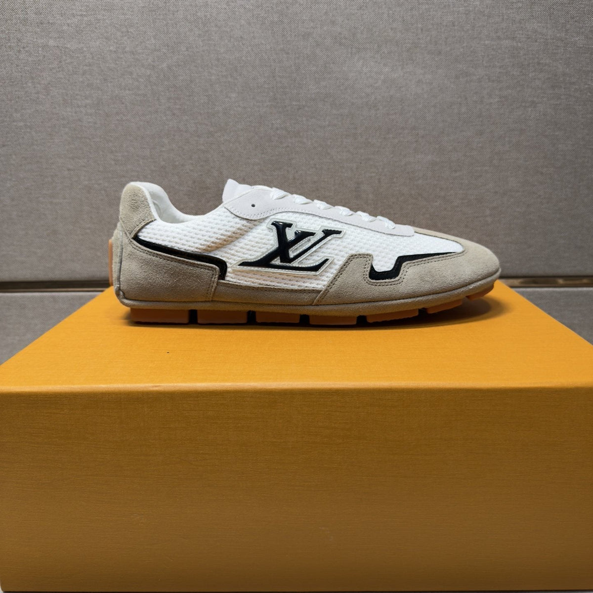 Louis Vuitton Men's Multi-Panel Low-Top Sneakers — front