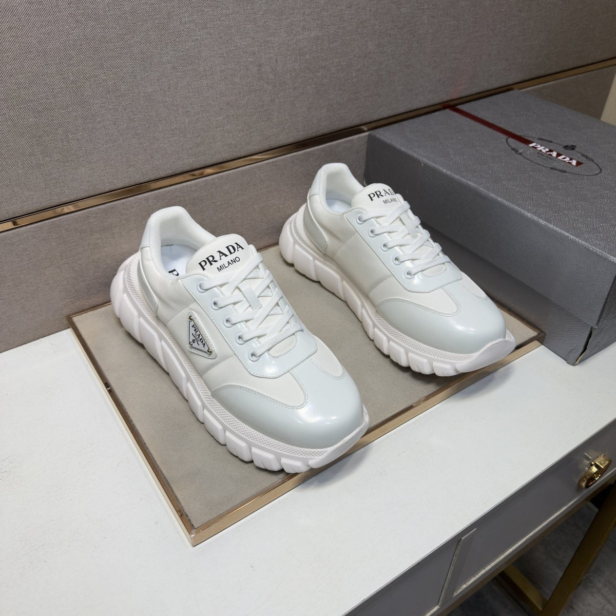 Prada Chunky Sole Sneakers — hero