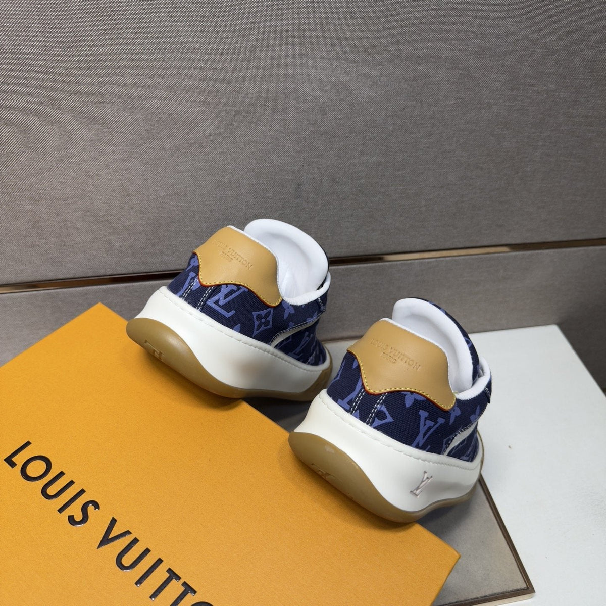 Louis Vuitton Patterned Low-Top Sneakers — back